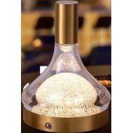 ΛΑΜΠΑΤΕΡ ΕΠΑΝΑΦΟΡΤΙΖΟΜΕΝΟ 18cm LAMPE WL439-GOLD - Oriana Ferelli®