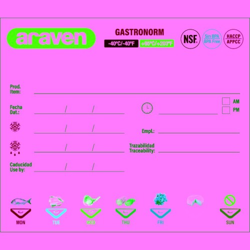 ΑΕΡΟΣΤΕΓΕΣ ΔΟΧΕΙΟ ΤΡΟΦΙΜΩΝ GN 1/1 13.7lt 530x325x100mm HERMETICOS 03036 - ARAVEN ΑΕΡΟΣΤΕΓΕΣ ΔΟΧΕΙΟ ΤΡΟΦΙΜΩΝ GN 1/1 13.7lt 530x325x100mm HERMETICOS 03036 - ARAVEN