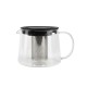 ΥΑΛΙΝΗ ΤΣΑΓΙΕΡΑ 1100ml με ΦΙΛΤΡΟ TEA LOVERS BG-38352-MM - BERGNER