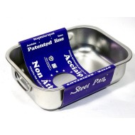 ΤΑΨΙ ΟΡΘΟΓΩΝΙΟ 40x28cm 11163 18/10 PATENTED - STEEL PAN