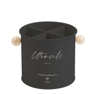 ΕΠΙΤΡΑΠΕΖΙΑ ΚΟΥΤΑΛΟΘΗΚΗ ΜΕ 4 ΧΩΡΙΣΜΑΤΑ KITCHEN TREND Φ13.5cm 700814/BLACK - Oriana Ferrelli® ΕΠΙΤΡΑΠΕΖΙΑ ΚΟΥΤΑΛΟΘΗΚΗ ΜΕ 4 ΧΩΡΙΣΜΑΤΑ KITCHEN TREND Φ13.5cm 700814/BLACK - Oriana Ferrelli®