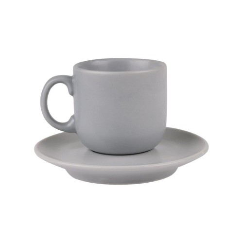 ΣΕΤ 6τεμ. ΦΛΙΤΖΑΝΙ ΚΑΦΕ 100cc COZY-GREY/17  - ORIANA FERELLI®