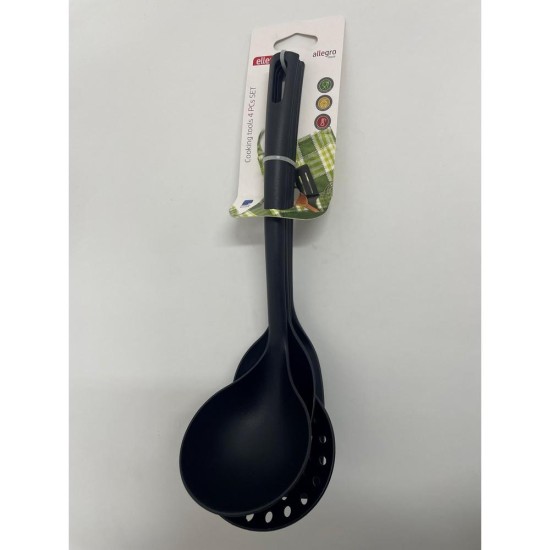 ΣΕΤ 4τεμ. ΚΟΥΤΑΛΕΣ NYLON ALLEGRO 9994N/BLACK