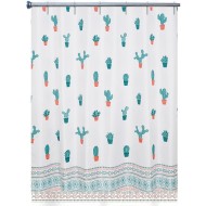 ΚΟΥΡΤΙΝΑ ΜΠΑΝΙΟΥ 180x200cm POLYESTER CACTUS 35447 - ARVIX