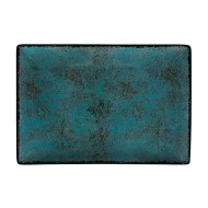 ΠΙΑΤΕΛΑ ΟΡΘΟΓΩΝΙΑ 31x21cm MOON SHADE 18274-99/TEAL - ORIANA FERELLI®