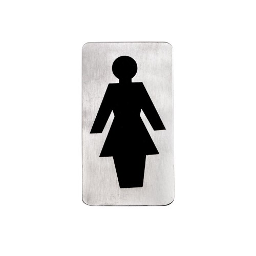 ΠΙΝΑΚΙΔΑ ΣΗΜΑΝΣΗΣ ΑΝΟΞΕΙΔΩΤΗ "ΓΥΝΑΙΚΩΝ" 11x6cm 409711 - Max.Home® ΠΙΝΑΚΙΔΑ ΣΗΜΑΝΣΗΣ ΑΝΟΞΕΙΔΩΤΗ "ΓΥΝΑΙΚΩΝ" 11x6cm 409711 - Max.Home®