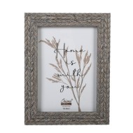 ΦΩΤΟΓΡΑΦΟΘΗΚΗ 15x20cm ΣΥΝΘΕΤΙΚΗ 78959-GREY - Oriana Ferelli®