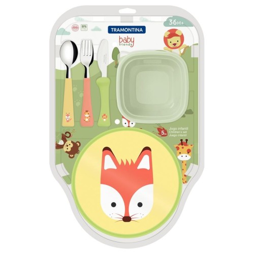 ΣΕΤ 5τεμ. ΠΑΙΔΙΚΟΥ ΠΡΩΙΝΟΥ BABY FRIENDS 23797/908 - TRAMONTINA