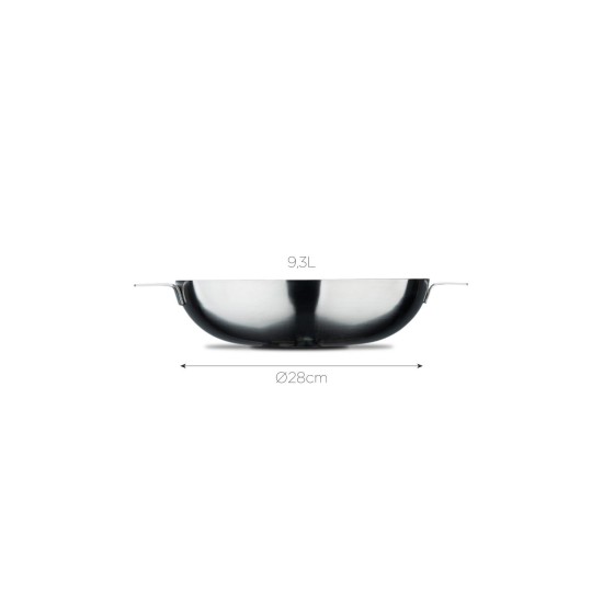 WOK Φ28x7cm - 9.23lt ΑΝΟΞEIΔΩΤΗ 18/8 SIGMA BGMP-1658 - BERGNER WOK Φ28x7cm - 9.23lt ΑΝΟΞEIΔΩΤΗ 18/8 SIGMA BGMP-1658 - BERGNER