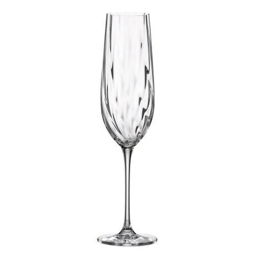 ΠΟΤΗΡΙ ΚΟΛΟΝΑΤΟ FLUTE 270ml URIA OPTIC - CRYSTAL BOHEMIA