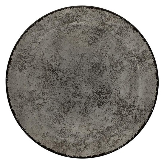 ΠΙΑΤΕΛΑ ΣΤΡΟΓΓΥΛΗ 31cm MOON SHADE 18274-36/Grey - ORIANA FERELLI®