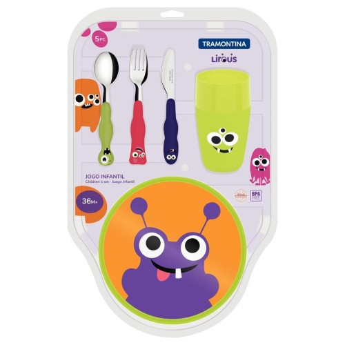 ΣΕΤ 5τεμ. ΠΑΙΔΙΚΟΥ ΠΡΩΙΝΟΥ LIROUS 23797/001 - TRAMONTINA