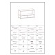 ΤΡΑΠΕΖΑΚΙ ΧΑΜΗΛΟ ΜΟΡΙΟΣΑΝΙΔΑ 100x40x54cm ALL-U-NEED CJ1004054T - Oriana Ferelli®