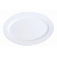 ΠΙΑΤΕΛΑ ΟΒΑΛ 30x20.4cm ΛΕΥΚΗ HORECA/ACCES. - ORIANA FERELLI®