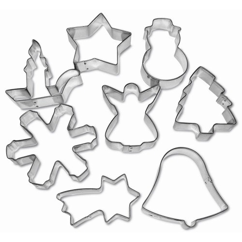 ΣΕΤ 8τεμ. ΚΟΥΠΑΤ ΓΙΑ ΧΡΙΣΟΥΓΕΝΝΙΑΤΙΚΑ ΜΠΙΣΚΟΤΑ 15632E