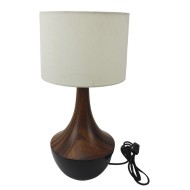 ΛΑΜΠΑΤΕΡ ΕΠΙΤΡΑΠΕΖΙΟ 51cm LT3303/BLACK-WALNUT - ORIANA FERELLI®