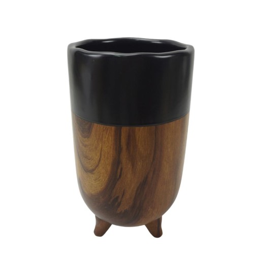 ΑΝΘΟΔΟΧΕΙΟ 27cm LT3275L/BLACK-WALNUT - ORIANA FERELLI®