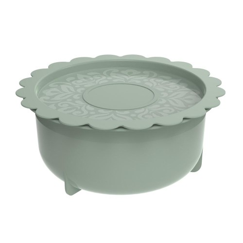 ΦΑΓΗΤΟΔΟΧΕΙΟ με ΚΑΠΑΚΙ 1.3lt - Φ20x8cm PIN-UP PI460-18/GREEN - BIESSE