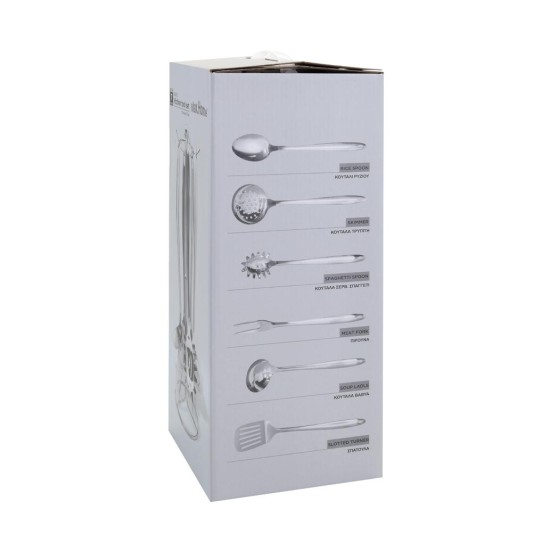 ΣΕΤ 6τεμ. ΚΟΥΤΑΛΕΣ ΑΝΟΞΕΙΔΩΤΕΣ σε ΒΑΣΗ BASIC H2009 - Max.Home® ΣΕΤ 6τεμ. ΚΟΥΤΑΛΕΣ ΑΝΟΞΕΙΔΩΤΕΣ σε ΒΑΣΗ BASIC H2009 - Max.Home®