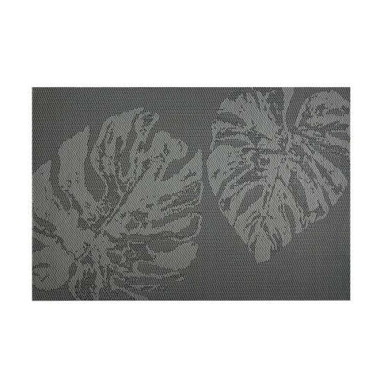 ΣΟΥΠΛΑ 45x30cm BANANA LEAF DARK GREY 81877C - Max.Home®