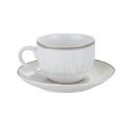 ΣΕΤ 6τεμ. ΦΛΙΤΖ. ΤΕΙΟΥ 220ccWATER LILY 24336-64/GREY - ORIANA FERELLI®