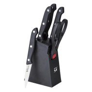 BONN ΣΕΤ 6τεμ.(4 ΜΑΧΑΙΡΙΑ & ΨΑΛΙΔΙ ΚΟΥΖΙΝΑΣ+ΒΑΣΗ) SG-4181 - BERGNER BONN ΣΕΤ 6τεμ.(4 ΜΑΧΑΙΡΙΑ & ΨΑΛΙΔΙ ΚΟΥΖΙΝΑΣ+ΒΑΣΗ) SG-4181 - BERGNER