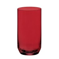 ΣΕΤ 6τεμ. ΠΟΤΗΡΙΑ ΣΩΛΗΝΑ 400ml ARA/RED - CRYSTAL BOHEMIA
