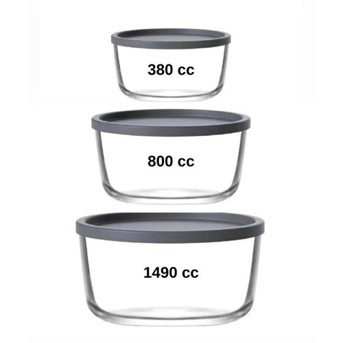 ΣΕΤ 3 τεμ. ΦΑΓΗΤΟΔΟΧΕΙΑ ROUND Φ110/ 144/ 173mm - 380/800/1490ml - LAV ΣΕΤ 3 τεμ. ΦΑΓΗΤΟΔΟΧΕΙΑ ROUND Φ110/ 144/ 173mm - 380/800/1490ml - LAV