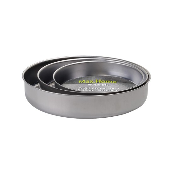 ΣΕΤ 3τεμ. ΤΑΨΙΑ 430 - 0.4mm ΣΤΡΟΓ. (28-32-36cm) BASIC