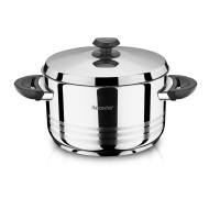 ΚΑΤΣΑΡΟΛΑ Φ22x12cm - 4.5lt DIANA-BLACK 18/10 - ISFA ΚΑΤΣΑΡΟΛΑ Φ22x12cm - 4.5lt DIANA-BLACK 18/10 - ISFA