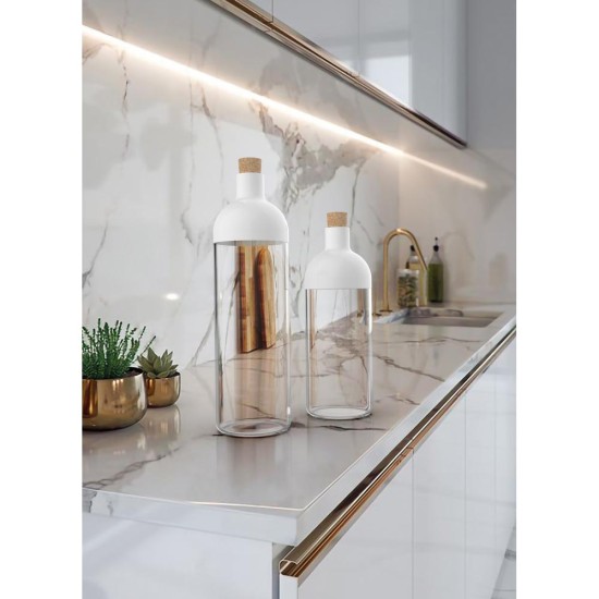 ΒΑΖΟ 1.20lt - Φ8.6x32cm BOTTLE B220-01/WHITE - BIESSE