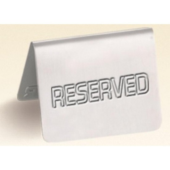 ΣΗΜΑΝΣΗΣ ΑΝΟΞΕΙΔΩΤΗ "RESERVED" 7.5x6cm 409511 - Max.Home® ΣΗΜΑΝΣΗΣ ΑΝΟΞΕΙΔΩΤΗ "RESERVED" 7.5x6cm 409511 - Max.Home®