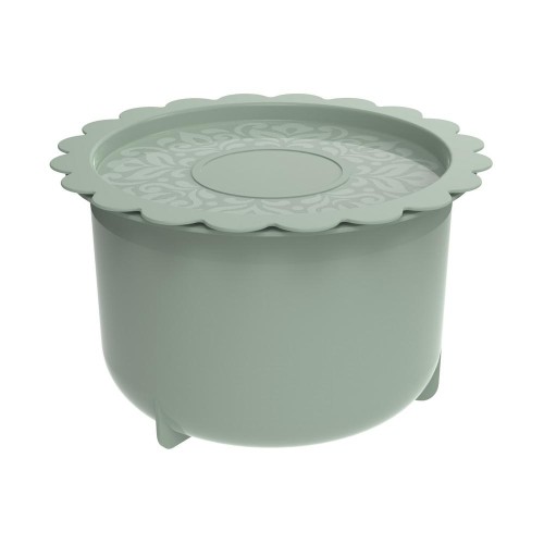 ΦΑΓΗΤΟΔΟΧΕΙΟ με ΚΑΠΑΚΙ 2lt - Φ20x12cm PIN-UP PI465-18/GREEN - BIESSE