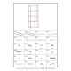 ΡΑΦΙΕΡΑ ΜΕ ΝΤΟΥΛΑΠΙ ΜΟΡΙΟΣΑΝΙΔΑ 68x35x176cm ALL-U-NEED CWG6835176TL - Oriana Ferelli® ΡΑΦΙΕΡΑ ΜΕ ΝΤΟΥΛΑΠΙ ΜΟΡΙΟΣΑΝΙΔΑ 68x35x176cm ALL-U-NEED CWG6835176TL - Oriana Ferelli®