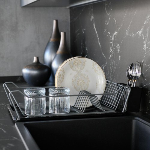 ΠΙΑΤΟΘΗΚΗ με ΔΙΣΚΟ 38036/ANTHRACITE 47x32cm ΠΙΑΤΟΘΗΚΗ με ΔΙΣΚΟ 38036/ANTHRACITE 47x32cm