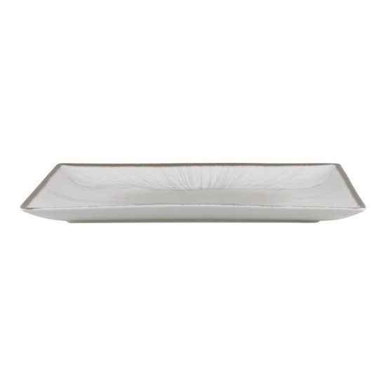ΠΙΑΤΕΛΑ ΟΡΘΟΓΩΝΙΑ 27x16cm WATER LILY 24336-64/GREY - ORIANA FERELLI®
