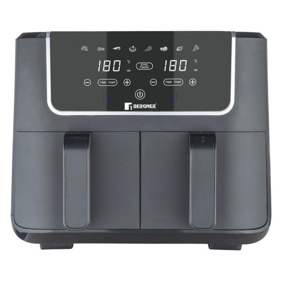 AIR FRYER BG-51272-BK 6lt - 2100W - 8 ΠΡΟΓΡΑΜΜΑΤΑ - BERGNER