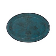 ΠΙΑΤΕΛΑ ΟΒΑΛ 31cm MOON SHADE 18274-99/TEAL- ORIANA FERELLI®