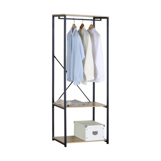 ΚΡΕΜΑΣΤΡΑ/ΡΑΦΙΕΡΑ ΜΟΡΙΟΣΑΝΙΔΑ 60x40.4x167cm ALL-U-NEED YG6017DLG - Oriana Ferelli®