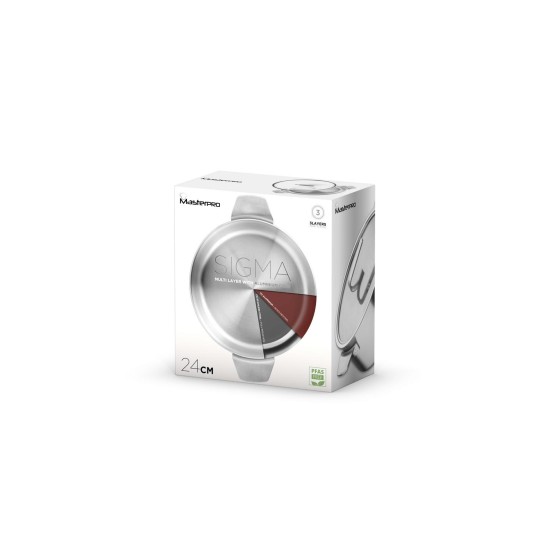 ΚΑΤΣΑΡΟΛΑ με ΚΑΠΑΚΙ Φ24x11cm - 4.9lt ΑΝΟΞEIΔΩΤΗ 18/8 SIGMA BGMP-1666 - BERGNER ΚΑΤΣΑΡΟΛΑ με ΚΑΠΑΚΙ Φ24x11cm - 4.9lt ΑΝΟΞEIΔΩΤΗ 18/8 SIGMA BGMP-1666 - BERGNER