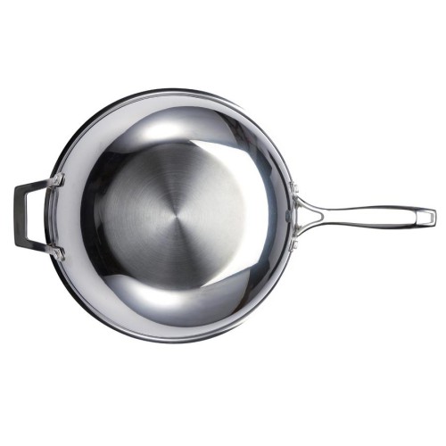 WOK Φ28x8cm  ΑΝΟΞEIΔΩΤΟ HI-TECH-3 BGMP-1634 - BERGNER WOK Φ28x8cm  ΑΝΟΞEIΔΩΤΟ HI-TECH-3 BGMP-1634 - BERGNER