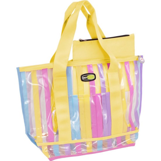 ΤΣΑΝΤΑ ΠΑΡΑΛΙΑΣ ΜΕ ΙΣΟΘΕΡΜΙΚΟ ΤΣΑΝΤΑΚΙ SANDY ASSORTED 4 ΧΡΩΜΑΤΑ - GIOSTYLE