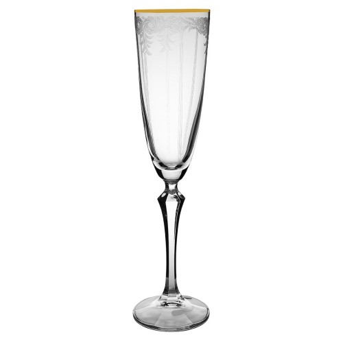 ΠΟΤΗΡΙ ΚΟΛΩΝΑΤΟ ΟΥΖΟΥ 200ml ELISAB-Q8890/G CRYSTALEX