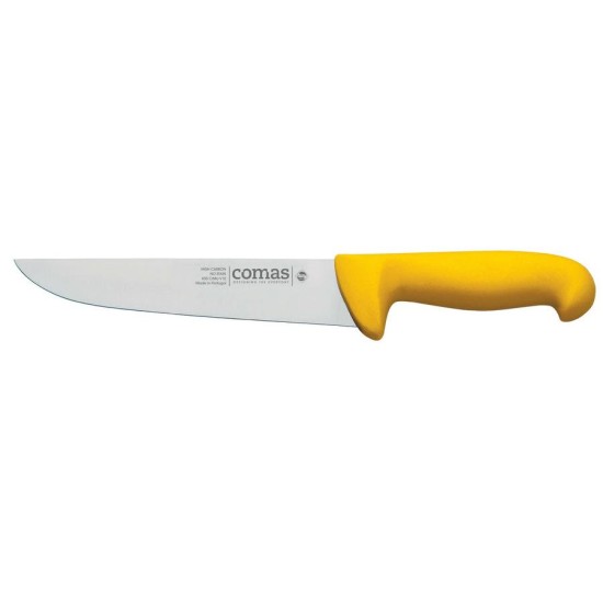 ΜΑΧΑΙΡΙ ΚΡΕΟΠΩΛΕΙΟΥ CARBON PROF.10121-20cm/YELLOW - COMAS