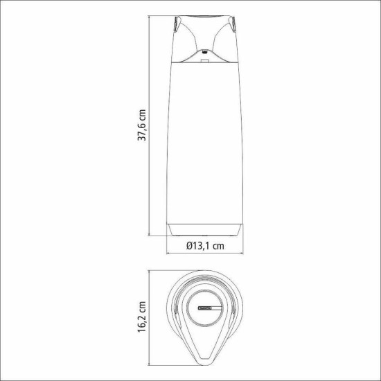 ΘΕΡΜΟΣ 1,8lt με DISPENSER EXATA 61639/588-BEIGE - TRAMONTINA