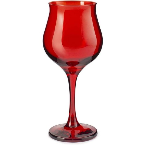 ΠΟΤΗΡΙΑ ΚΡΑΣΙΟΥ ΚΟΛΟΝ. ΣΕΤ 6τεμ. WAVY RED 305ml - PASABAHCE ΠΟΤΗΡΙΑ ΚΡΑΣΙΟΥ ΚΟΛΟΝ. ΣΕΤ 6τεμ. WAVY RED 305ml - PASABAHCE