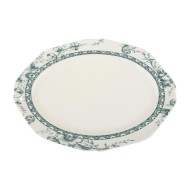ΠΙΑΤΕΛΑ ΟΒΑΛ 36cm TIFFANY-GREEN 24324 - ORIANA FERELLI®