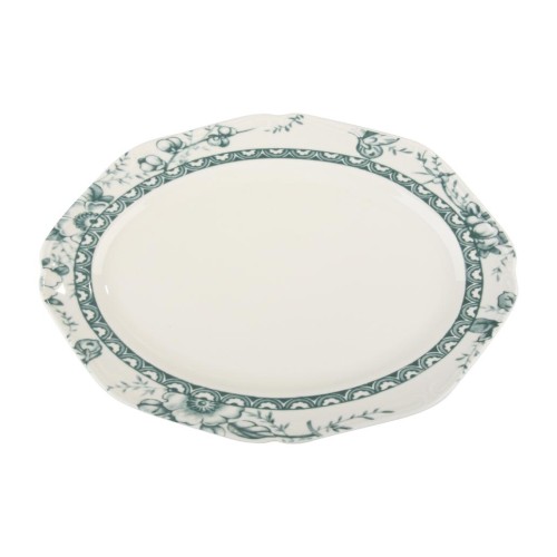 ΠΙΑΤΕΛΑ ΟΒΑΛ 36cm TIFFANY-GREEN 24324 - ORIANA FERELLI®