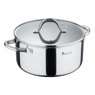 ΚΑΤΣΑΡΟΛΑ με ΚΑΠΑΚΙ Φ28x14cm ΑΝΟΞEIΔΩΤΗ HI-TECH-3 BGMP-1626 - BERGNER