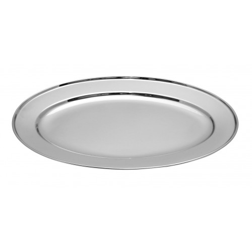 ΠΙΑΤΕΛΑ ΟΒΑΛ ΑΝΟΞΕΙΔΩΤΗ 4065-25cm - Max.Home®